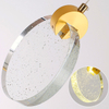 Staircase Decorative Desing Modern Crystal Chandeliers Led Luxury Hanging Lighting Fixtures Round Modern Chandelier