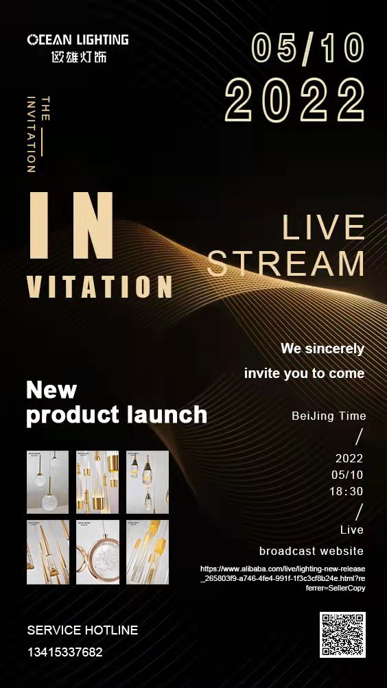 Live preview: Introduction of modern light luxury products