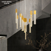Ocean Lighting Contemporary Interior Decoration Light Luxury Crystal Pendant Lamp 