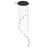 Ocean Staircase Decorative Home Acrylic LED Modern Crystal Chandeliers