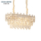 Living Room LedLuxury Crytal Modern Gold Stainless Steel Ceiling Lamp Chandelier