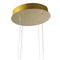 Contemporary kitchen dining linear hanging led lights pendant modern