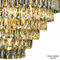 Hotel hobby Indoor Lighting Clear K9 Crystal Hanging Pendant Light