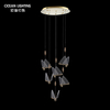 Metal Stairs Nordic Contemporary Lantern Modern Led Luxury Dinner Pendant Kitchen Chandelier Lights