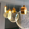 Staircase Decorative Desing Modern Crystal Chandeliers Led Luxury Hanging Lighting Fixtures Round Modern Chandelier