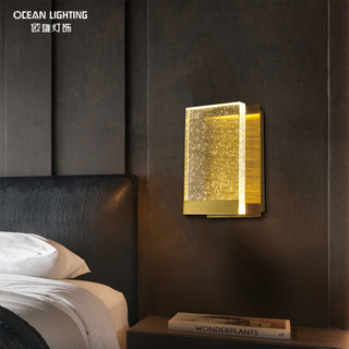 Nordic Design Decorate Bedside Wall Lamp Fixture Luxury Modern LED Wall Sconce for Bedroom