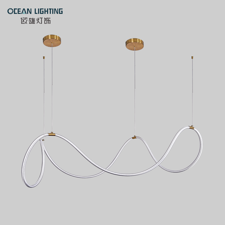 fjerkræ smuk mock Buy DIY Innovation Silicone Line Ceiling Lamp Modelling Postmodern Popular  Ins Simplify Style Indoor Pendant Light from China - oceanlamp chandelier