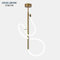 Modern LED luxury light creative living room silicone tube lighting ceiling lamp