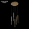Modern indoor decoration led hotels crystal small chandelier lighting