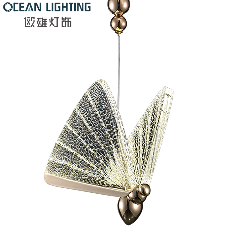 New luxury simple crystal lamp on the shelves.