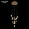 Contemporary kitchen dining linear hanging led lights pendant modern