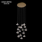 Luxury Fashion Simple Modern Clear Ceiling Lighting Crystal Chandelier