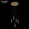 Indoor decoration luxury modern led hotels crystal small chandelier lighting