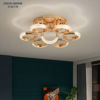 Ocean Lighting Morden Light Home Decorative Luxury Golden Ceiling Light