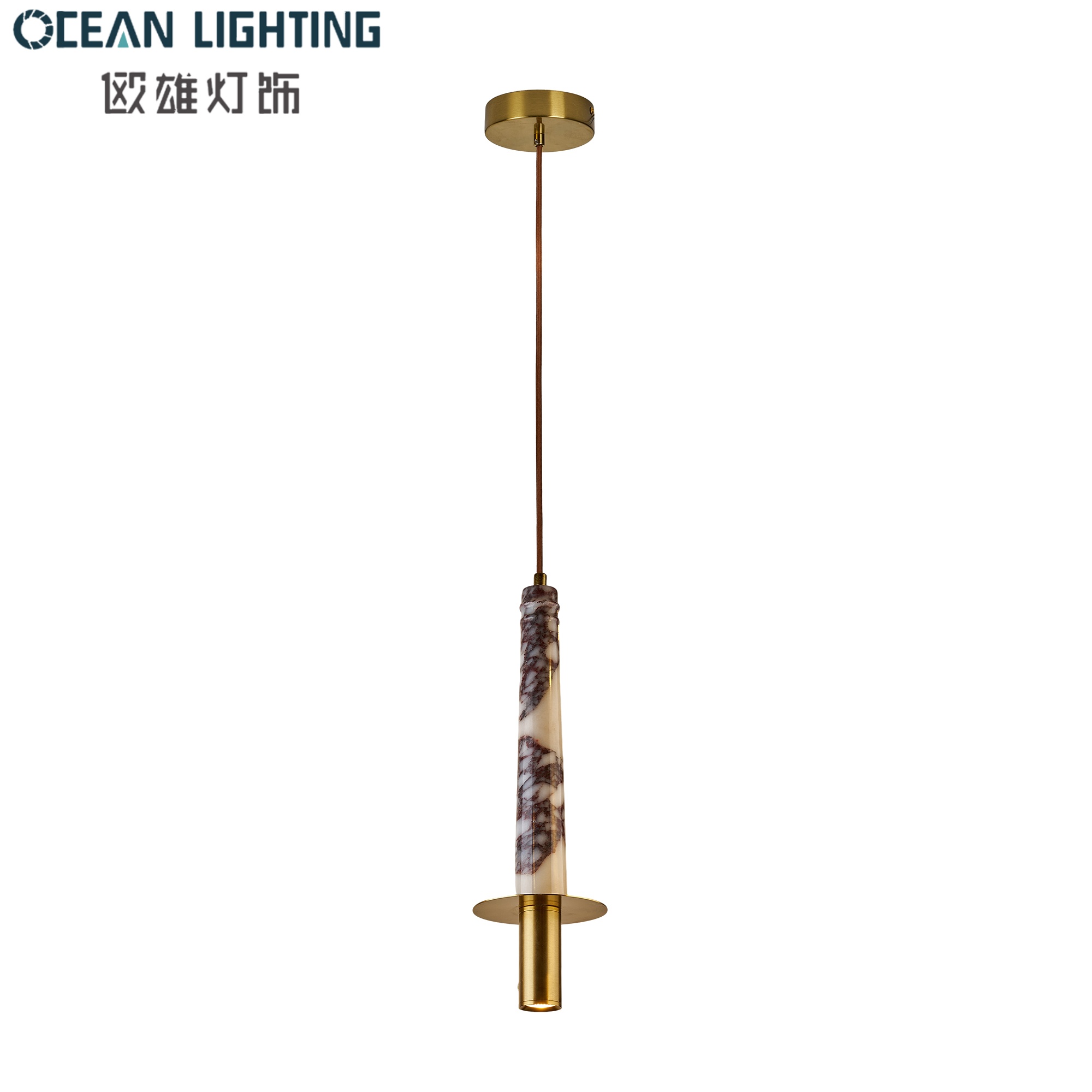 Modern New Style Decoration Alabaster Wall Lamp with Black Finish for Luxury Interior