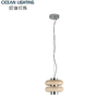 Modern Indoor Decoration Wabisabi Style Decoration Marble Pendant Lighting with Chrome Finish