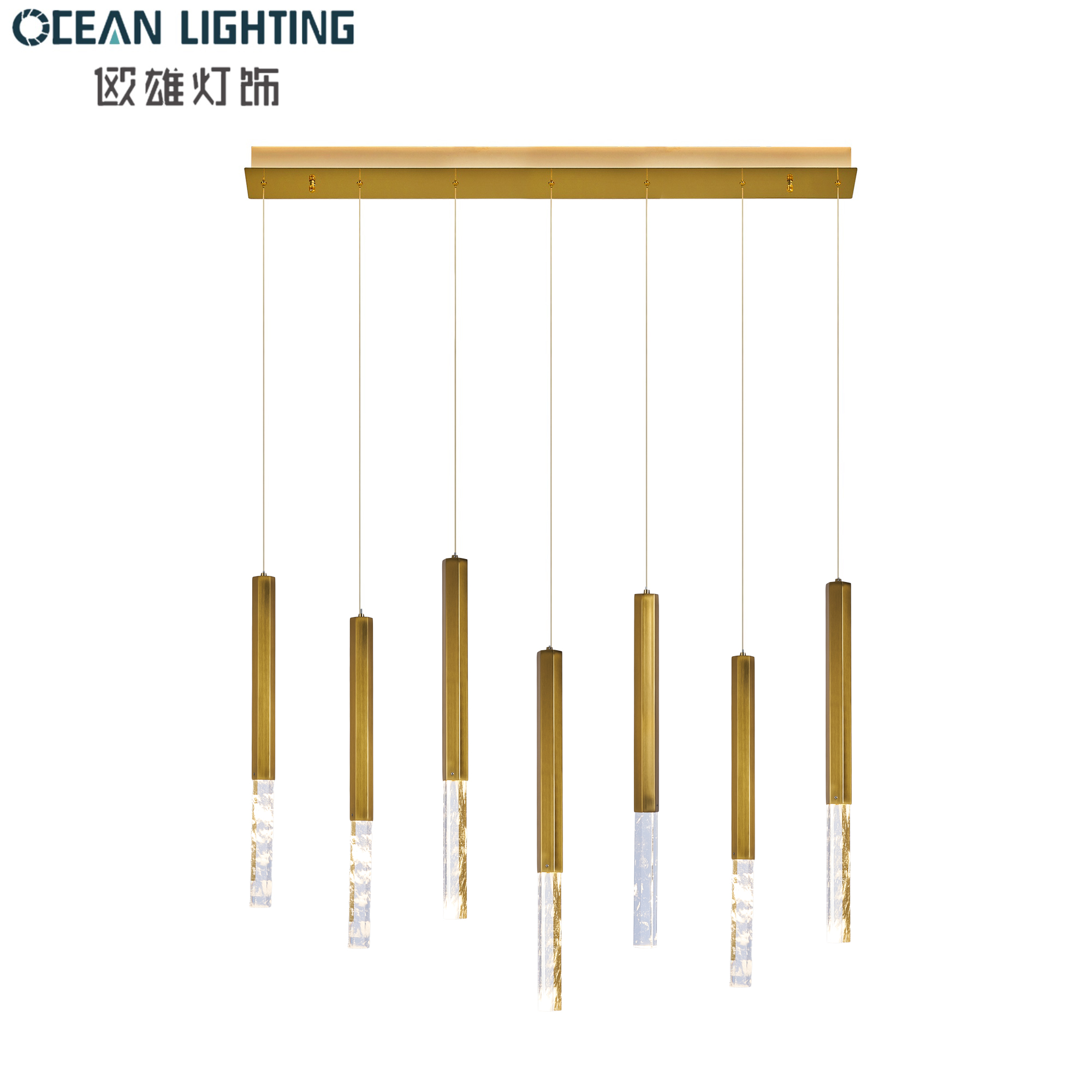 New Product Modern Indoor Decoration Style Decoration Crystal Pendant Lighting with Chrome Finish